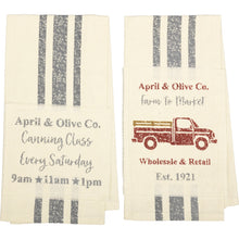 April & Olive Delivery Truck & Canning Class Tea Towels, Set of 2