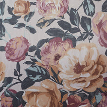 Floral Cotton Boucle Slub Shower Curtain, Ivory