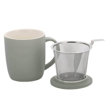 Stoneware Leaf Green Brewmugs, Set of 2