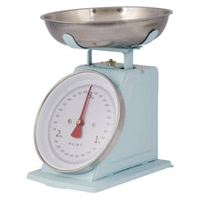 Vintage Inspired Ice Blue Kitchen Scale