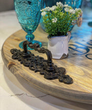 HUGE Handmade Round "Blessed" Tray