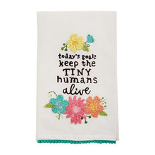 Embroidered Mom Floral Towels, Set of 3