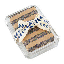 Indigo Soaps and Glass Dishes, Set of 3