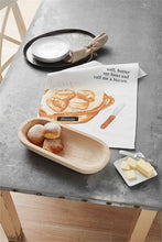 Paulownia Bread Bowl and Towel Set