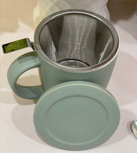 Stoneware Leaf Green Brewmugs, Set of 2