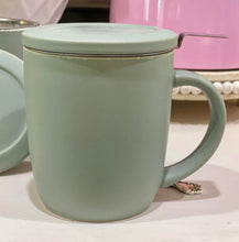 Stoneware Leaf Green Brewmugs, Set of 2