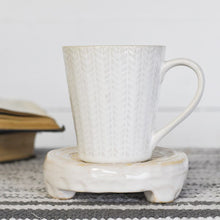 Ceramic Medallion Risers, Set of 6