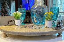 HUGE Handmade Round "Blessed" Tray