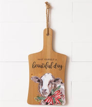 LARGE "Beautiful Day..." and Cow Cutting Board Wall Decor