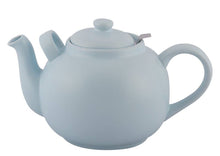 Cottage Style Ice Blue Teapot