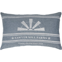Sawyer Mill Blue Windmill Blade Pillow