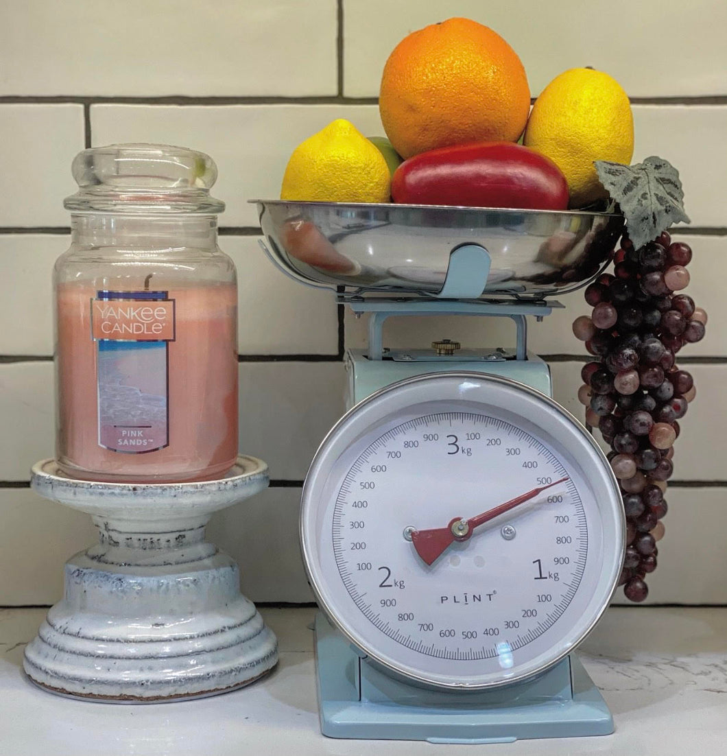 Vintage Plastic Kitchen Scale, Small Portable Modern Kitchen Scale