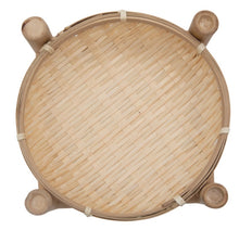 Decorative Bamboo Bowl on Stand