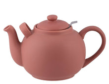 Cottage Style Terracotta Rose Teapot