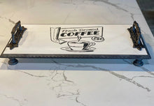 Handmade "Fresh Brewed Coffee" Serving Tray / Riser Board