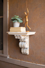 LARGE Carved Wood Wall Sconce