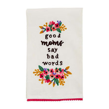 Embroidered Mom Floral Towels, Set of 3