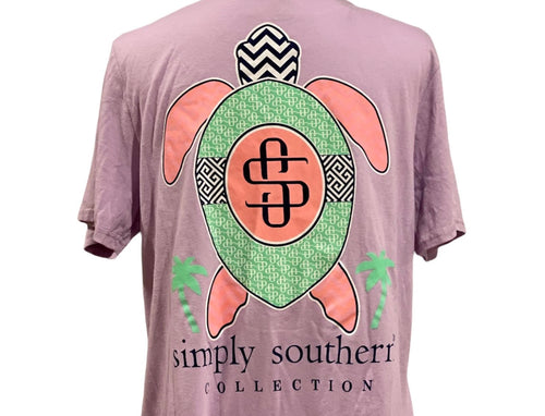 Simply Southern®Purple Preppy Turtle Tee