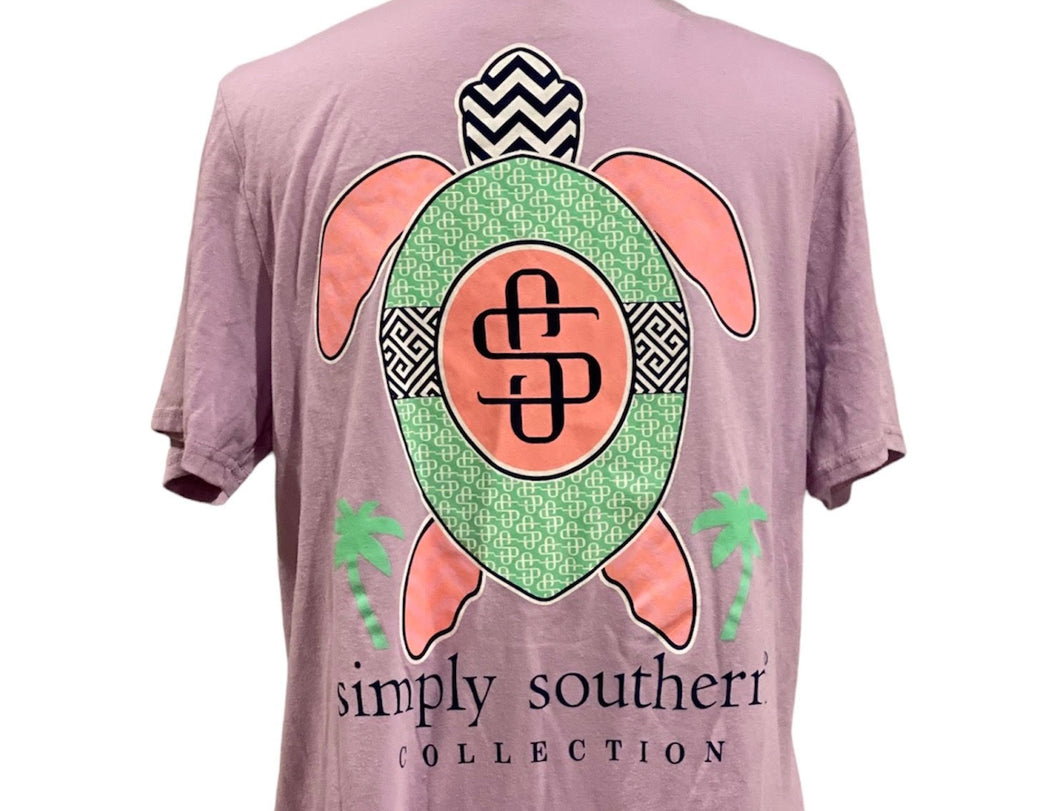 Simply Southern®Purple Preppy Turtle Tee